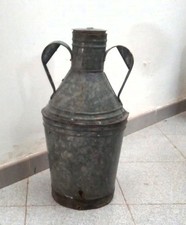 antica grande tipica ANFORA SICILIANA con coperchio ORIGINALE per olio "CAFISO"