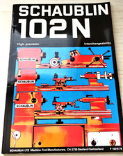 1989 SCHAUBLIN 102N catalog