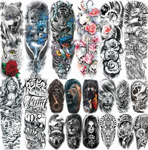 Fogli tatuaggi temporanei - 20,