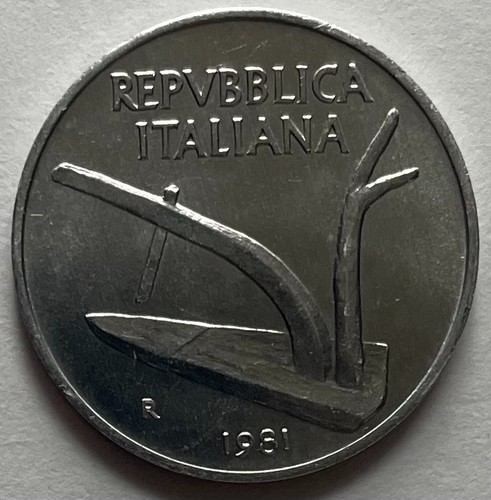 Italy lire minted 1981 - lire,