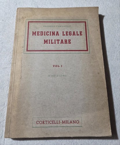 Medicina legale militare - ,