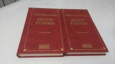 DELITTO E CASTIGO. DOSTOEVSKIJ. VOLUME PRIMO SECONDO. FAMIGLIA CRISTIANA. RILEGA