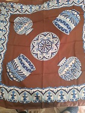 MARINELLA NAPOLI FOULARD DONNA 85X85CM 100%SETA MADE IN ITALY 