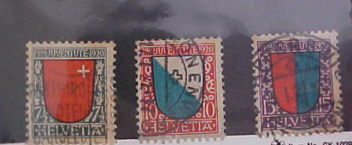 Francobollo svizzero b15 - francobollo, b15-17