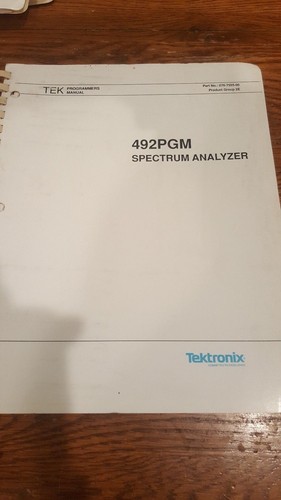 Tektronix 492pgm analizzatore - tektronix,