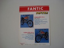 advertising Pubblicità 1971 FANTIC CABALLERO 50 SUPER SPECIAL/COMPETITION