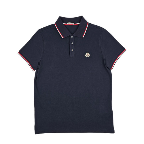 Polo moncler uomo blu - polo, navy