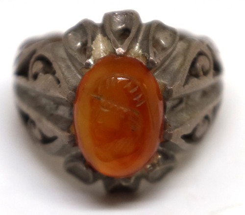 Autentico antico anello romano