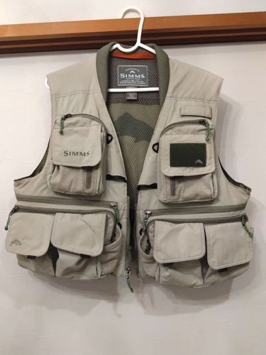 Gilet pesca simms - simms, beige