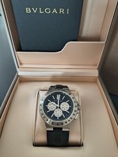 Bulgari Bvlgari automatic Diagono DG41BSLDCHTA DH41SCH 41mm chrono boxed papers