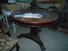 Tavolo rotondo impero