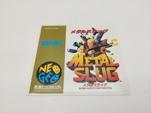 Sticker metal slug - metal, japan