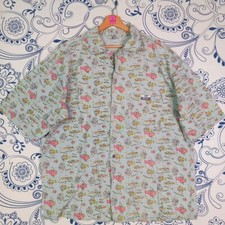 MAUI & SONS CAMICIA 90'S VINTAGE HAWAII FISHES COTTON SUMMER SHIRT MADE IN ITALY