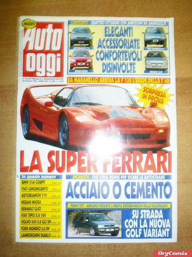 Auto oggi anno - viii,