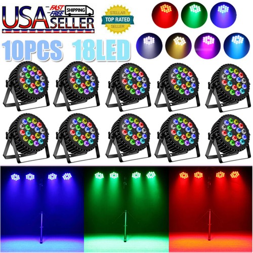 10x 270w 18led rgb - 10x,