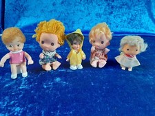 D4 Lotto bambole bamboline vintage Hong Kong Italy anni 70 80 no furga 10 cm