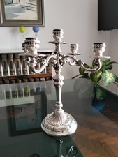 CANDELABRO IN ARGENTO 800 MANIFATTURA PALERMITANA