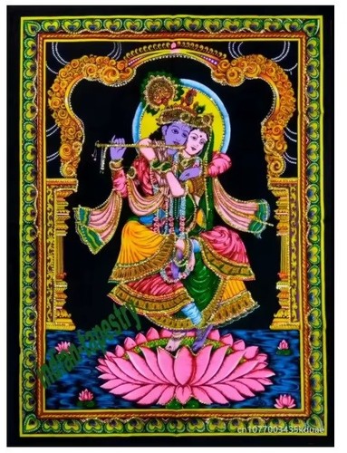 Arazzo parete india krishna - parete,