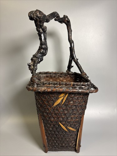 Antico vintage cesto ikebana - cesto,