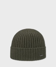 Stetson Beanie berretto in puro cashmere, verde moss green 8599211.43