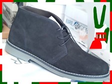 SCARPE UOMO POLACCHINE SCARPONCINI bleu  IN ITALY 42 43 44 45 40 41 39 nabuk