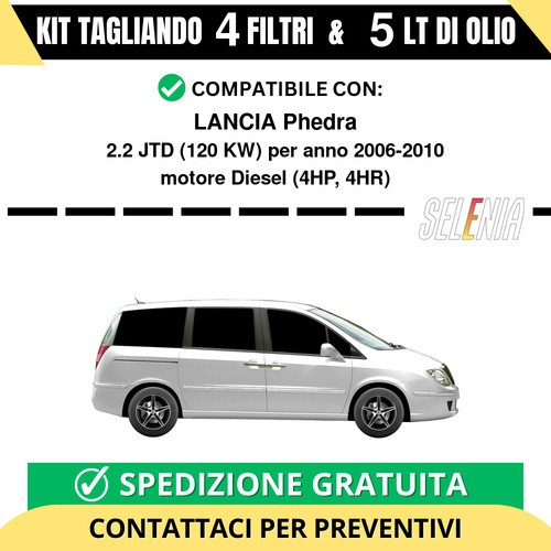 Tagliando per lancia - lancia, phedra