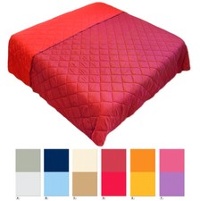 Trapunta Mezza Stagione Double Face Coperta Copriletto Biancaluna Made In Italy