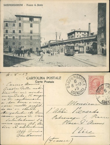 Sampierdarena piazza animata - sampierdarena,
