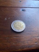 Moneta da 2 euro rara 1999 Finlandia fiori di lampone errore di conio