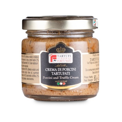 Crema porcini tartufata - di, con