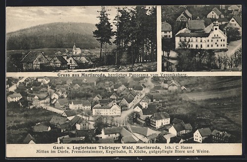 Martinroda thür wald - ak,