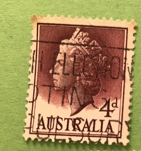 Pezzo francobollo regina - 2,