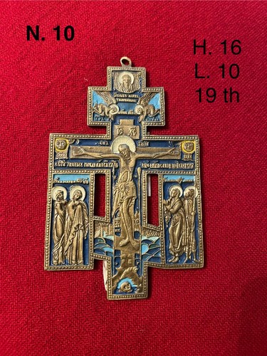Icona russa croce ortodossa - croce,