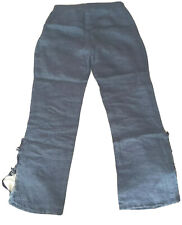 Pantaloni donna lino blu chiaro tg. M