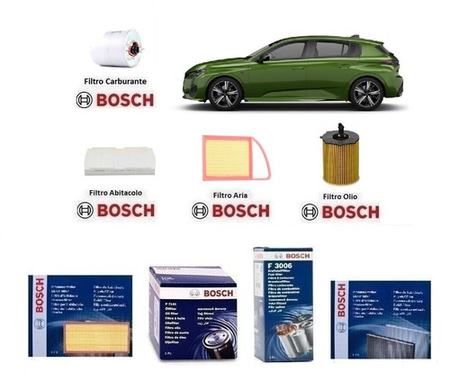 Kit filtri tagliando bosch - filtri, per