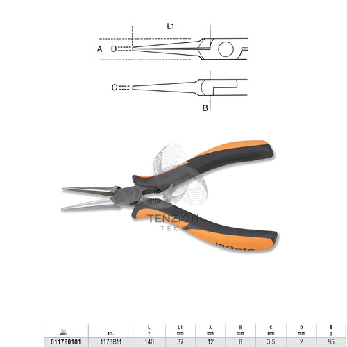 Pinza per elettronica becchi - pinza,
