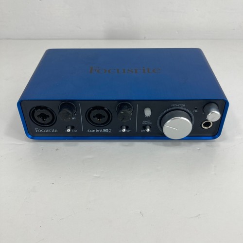 Rare blue focusrite scarlett - focusrite,