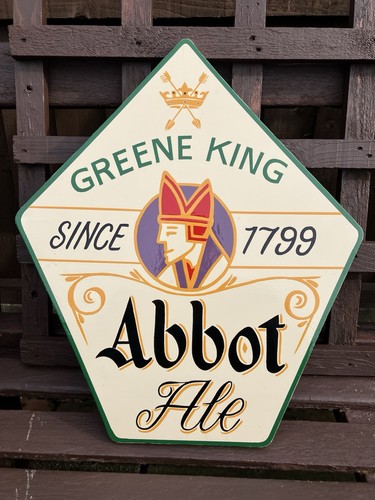 Abbot ale hand painted - ale, beer
