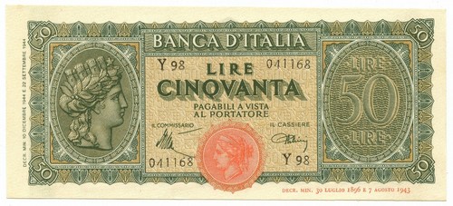 Lire italia turrita testina - turrita,