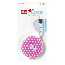TEMPO DI LANA! Prym - Nastro di misurazione a rullo Prym Love, rosa, 150 cm