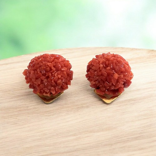 Orecchini vintage corallo - orecchini,