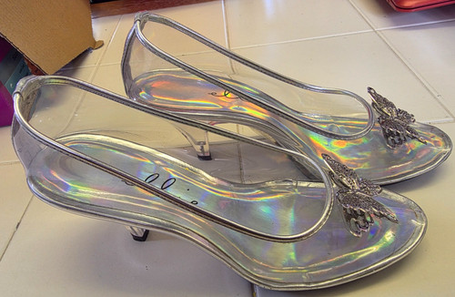 Scarpe cenerentola vetro - scarpe,