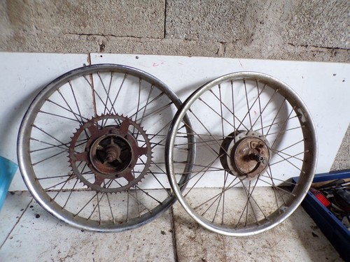 Paire jante roue chrome - paire,