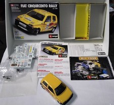 Modellino Fiat Cinquecento Rally Burago cod. 5194 scala 1/24