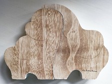 Bomboniera Claraluna SottoPentola in Legno a forma di Elefante colore Avorio