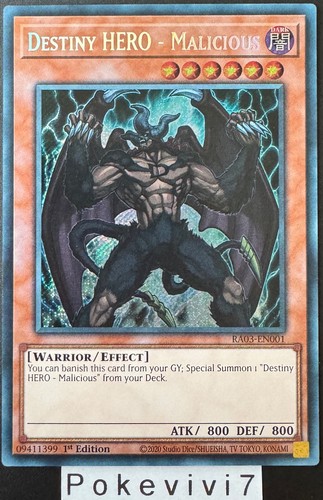 Carte destiny hero - yu-gi-oh!,