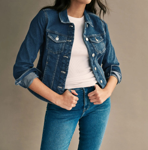 Solo giacca denim blu - denim,