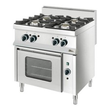 cucina gas 4 fuochi con forno