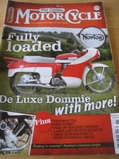 THE CLASSIC MOTORCYCLE NOV 2010 DE LUXE DOMMIE TRIUMPH TR5 HRD COMET MAGNAT DEBO