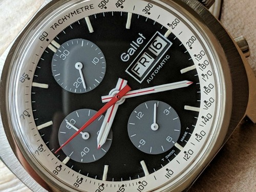 Cronografo vintage gallet - cronografo,